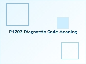 P1202 Error Causes and Diagnosis Tips